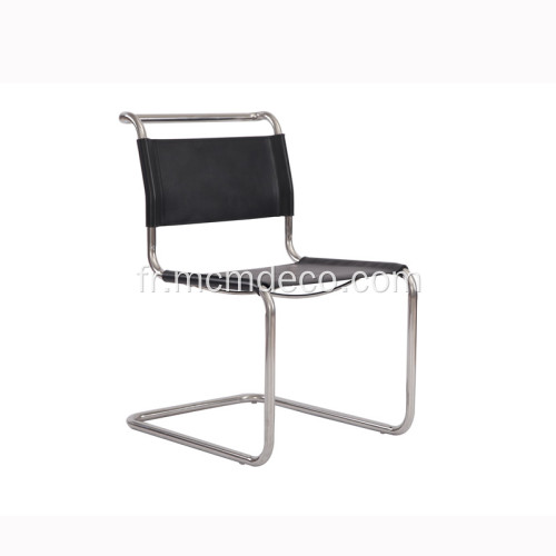 Chaise de salle à manger de style moderne Mart Stam S33